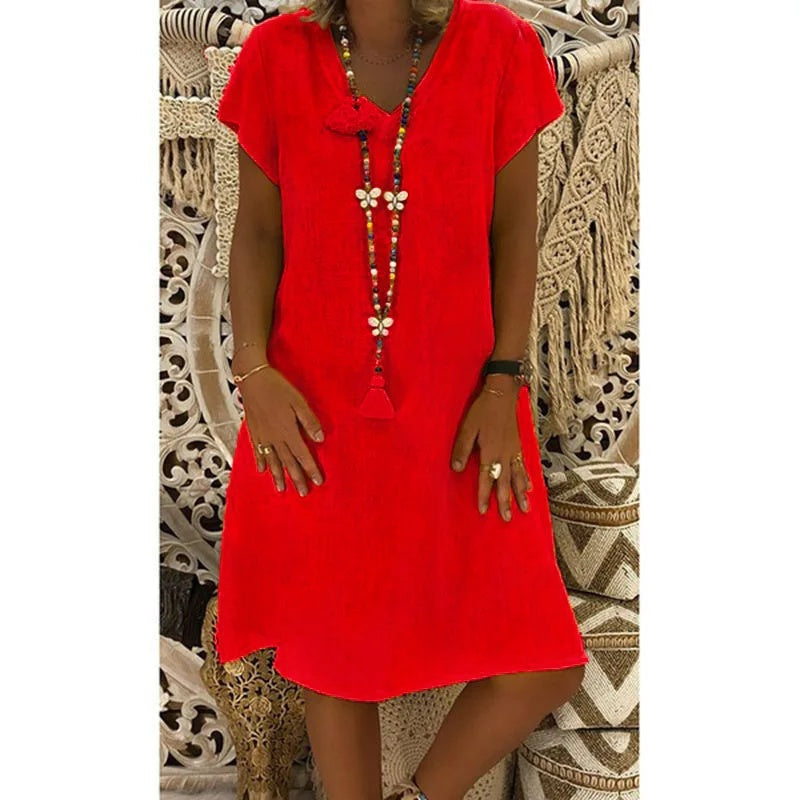 Louane | Robe en mousseline de coton