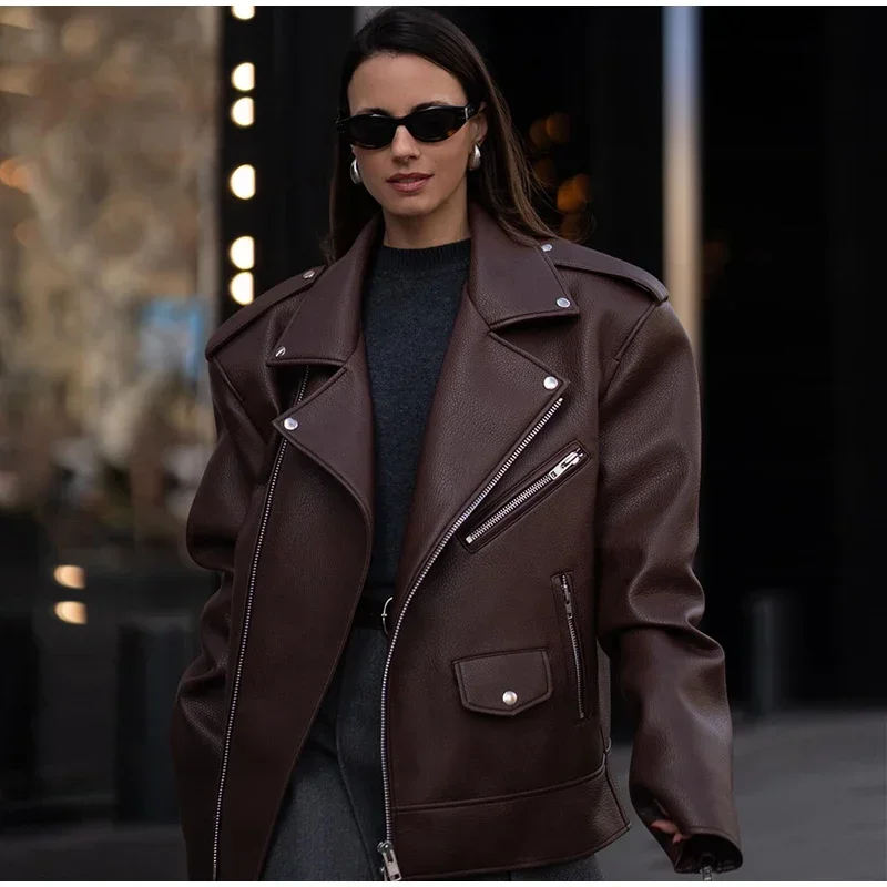 Hortense | Perfecto en cuir véritable