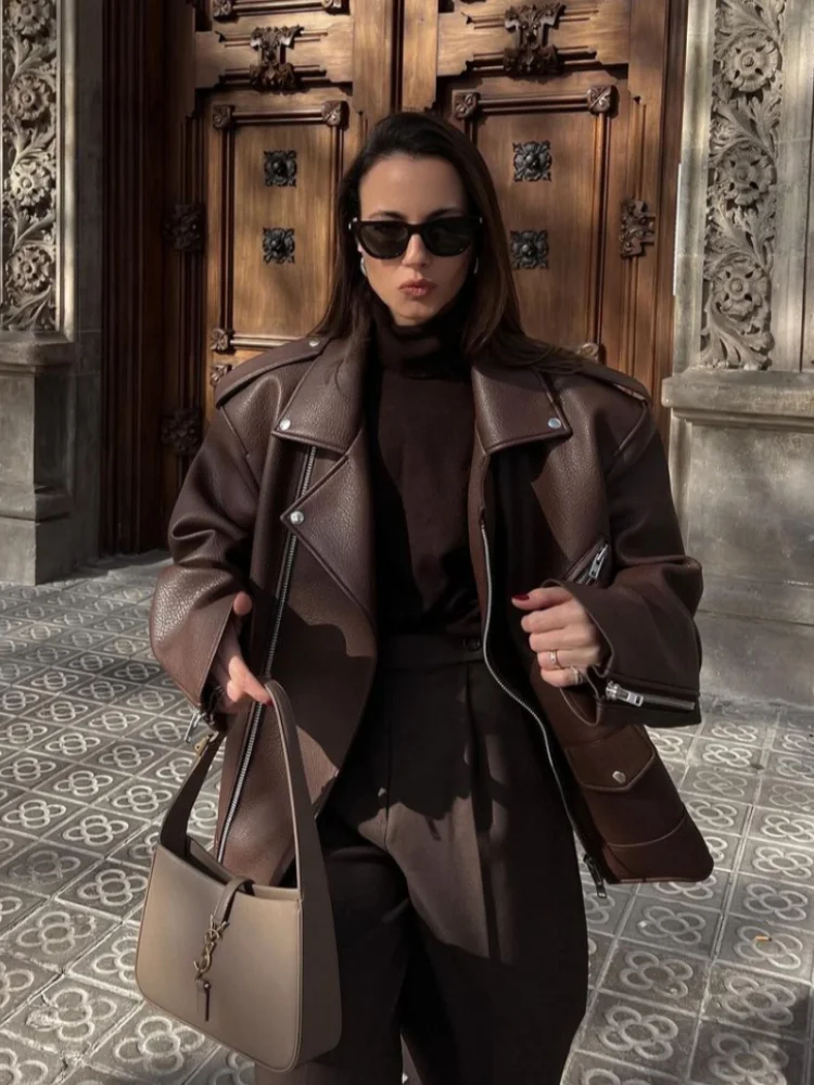 Hortense | Perfecto en cuir véritable