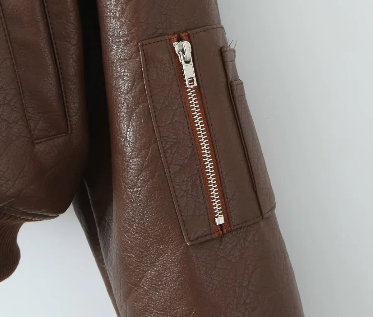 Élise | Veste en cuir véritable