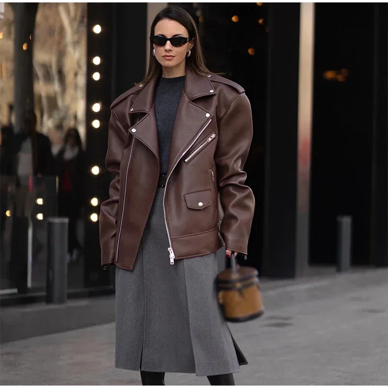 Hortense | Perfecto en cuir véritable