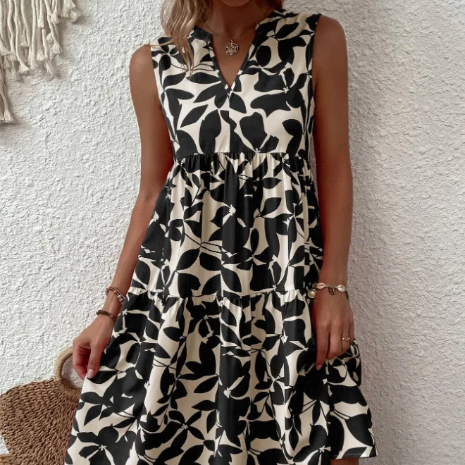 Giorgia | Robe fleurie en viscose