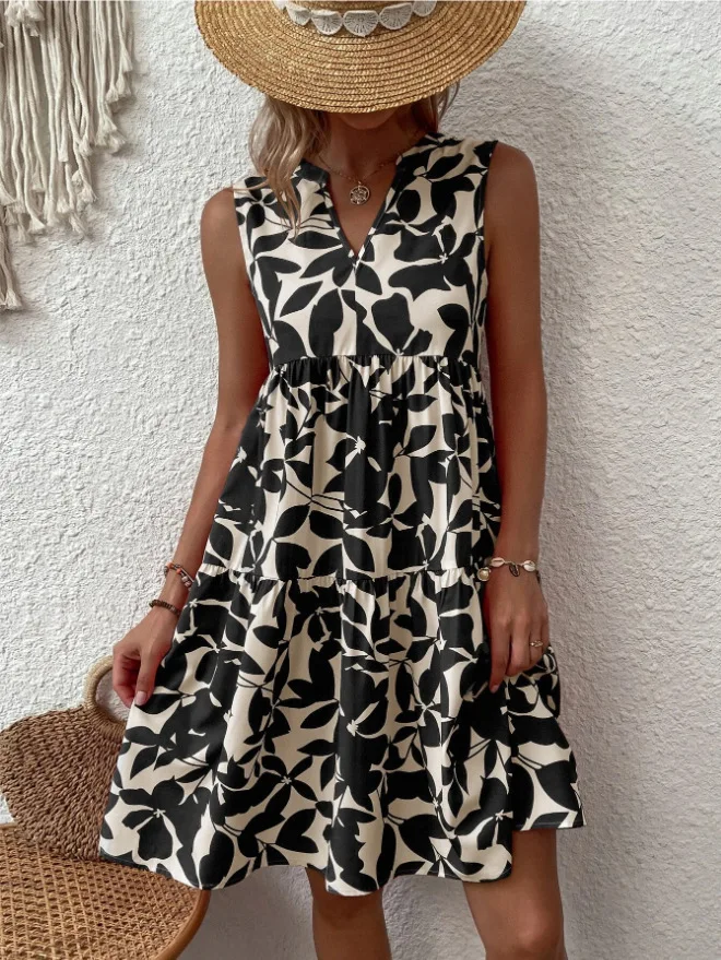 Giorgia | Robe fleurie en viscose