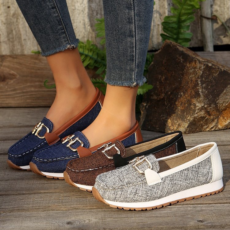 Jade | Denim loafers