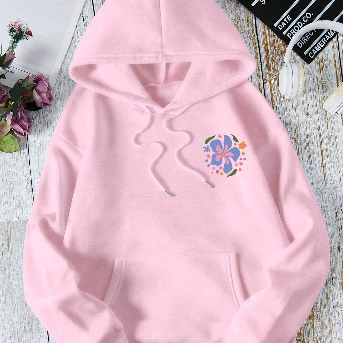 Lise™ | Sweat-shirt oversize imprimé au dos