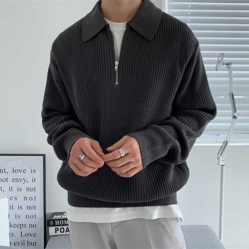 CHARLES | HALF-ZIP SWEATER