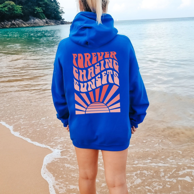 Pénélope™ | Sweat-shirt oversize imprimé au dos