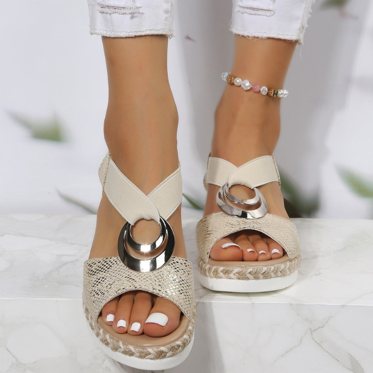 Lya | Sandales compensées confortables