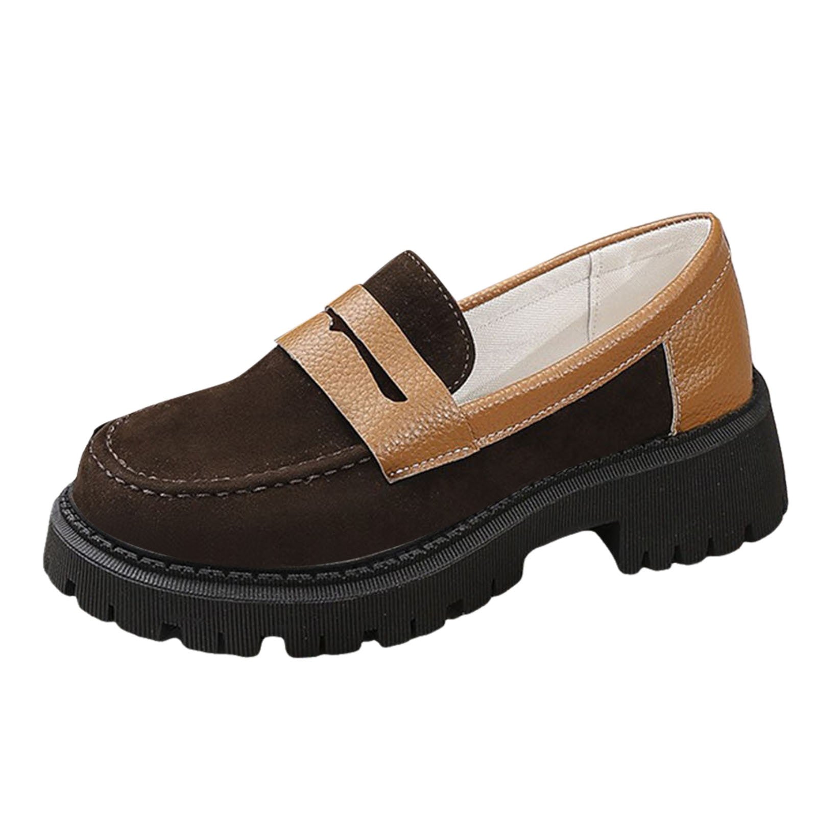 Josiane | Suede and genuine leather loafers, comfortable and with a comfortable sole