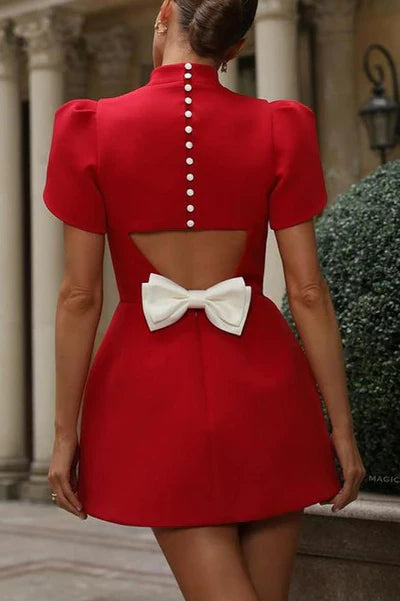 Isa | Robe dos nu à nœud tendance