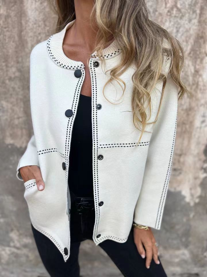 Alba |  Cardigan boutonné pour femme 🌸 Spécialités de printemps 💐