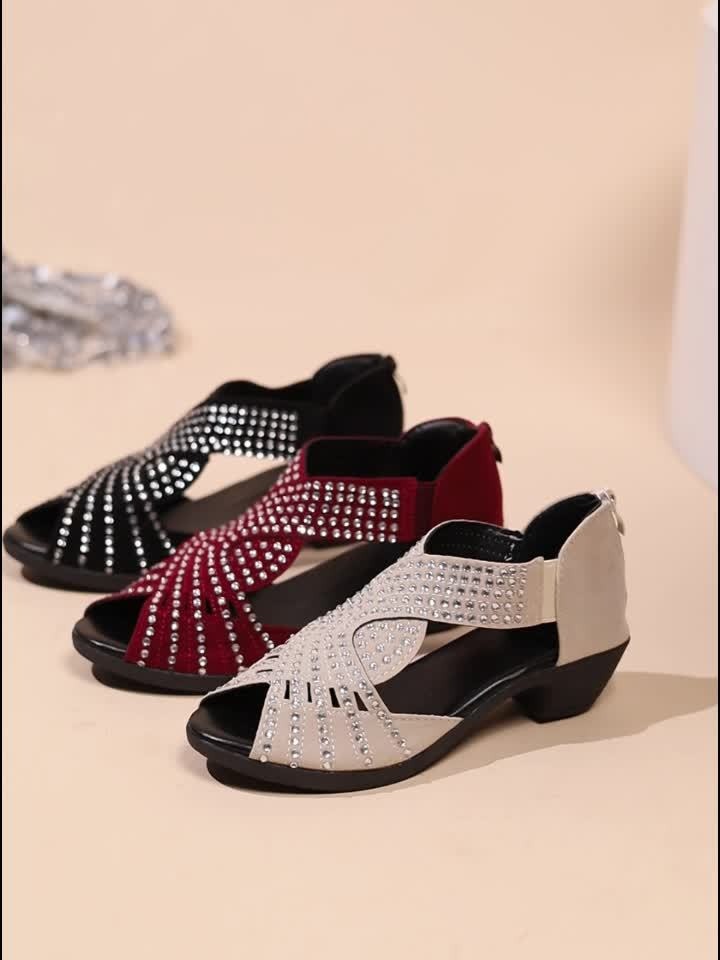 Sandales confortables scintillantes Zayla™