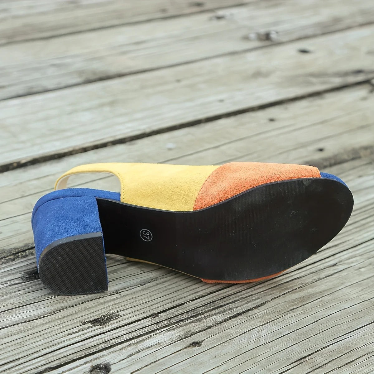 Escarpins à bride arrière colorblock Zuri™