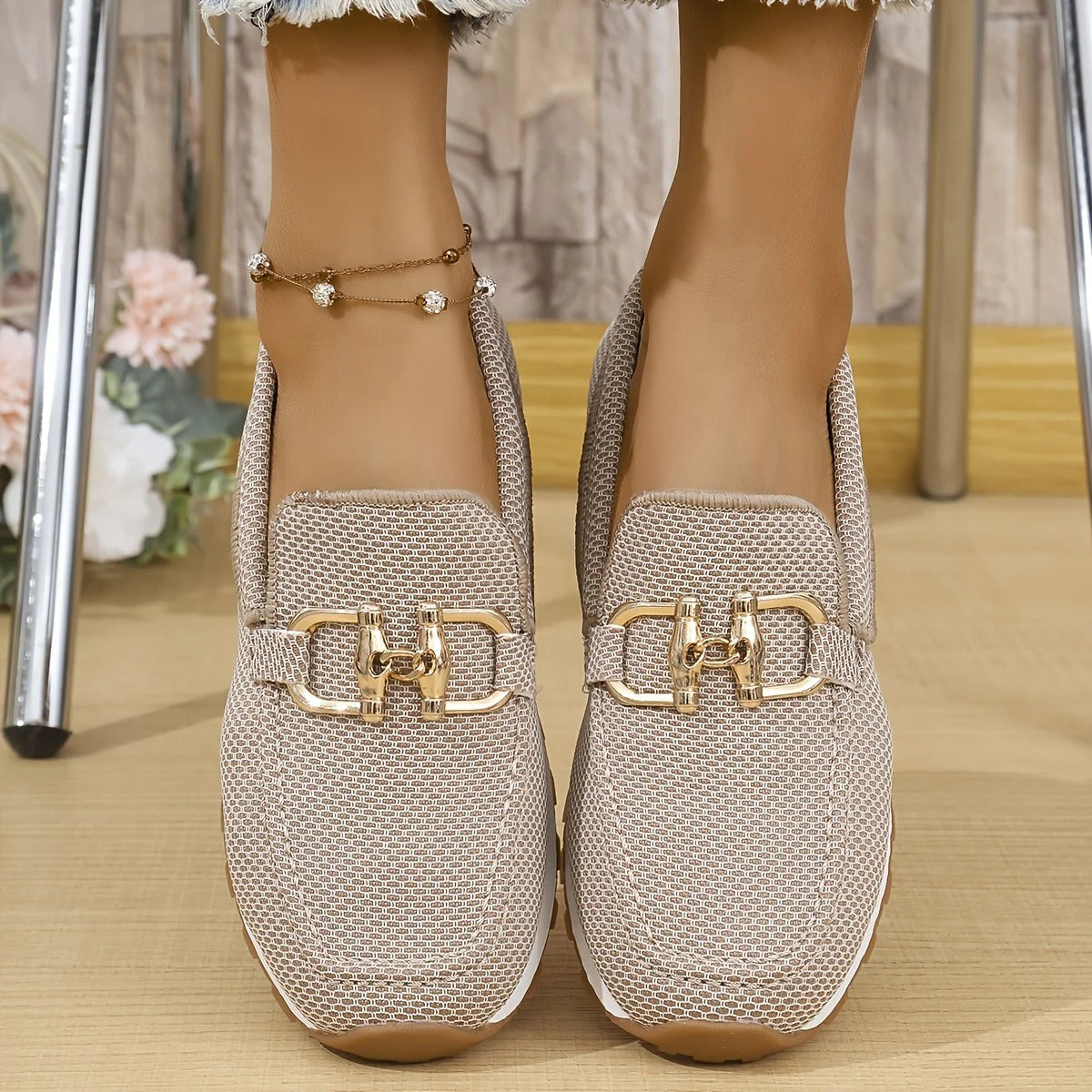 Mocassins confortables en maille Arden™