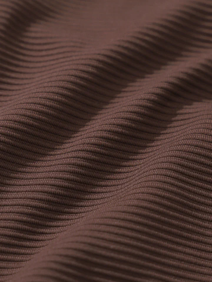 Blue tie-back bikini top 