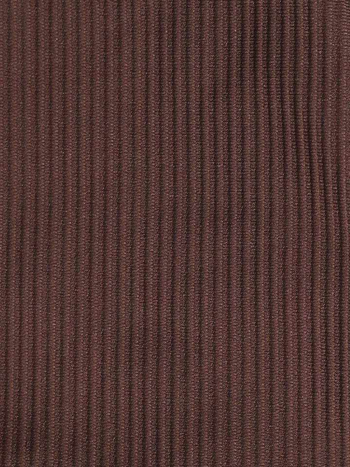 Blue tie-back bikini top 